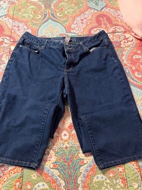 Sonoma Navy Blue Denim capris